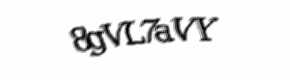 Security check image, please type the characters shown
